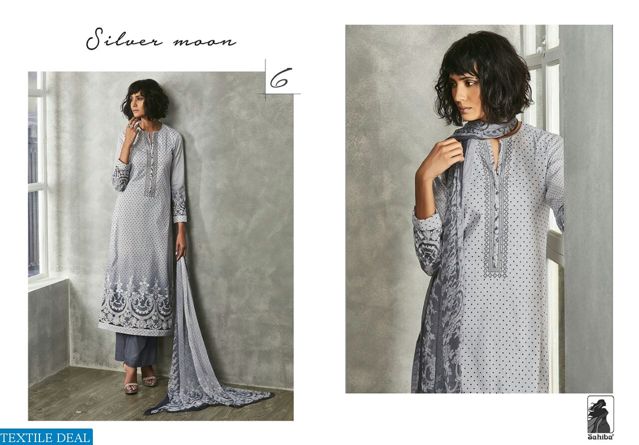 Sahiba Silver moon Wholesale luxury indian Dresses